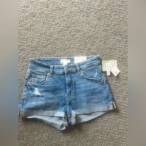 Denim Blue Women's Shorts